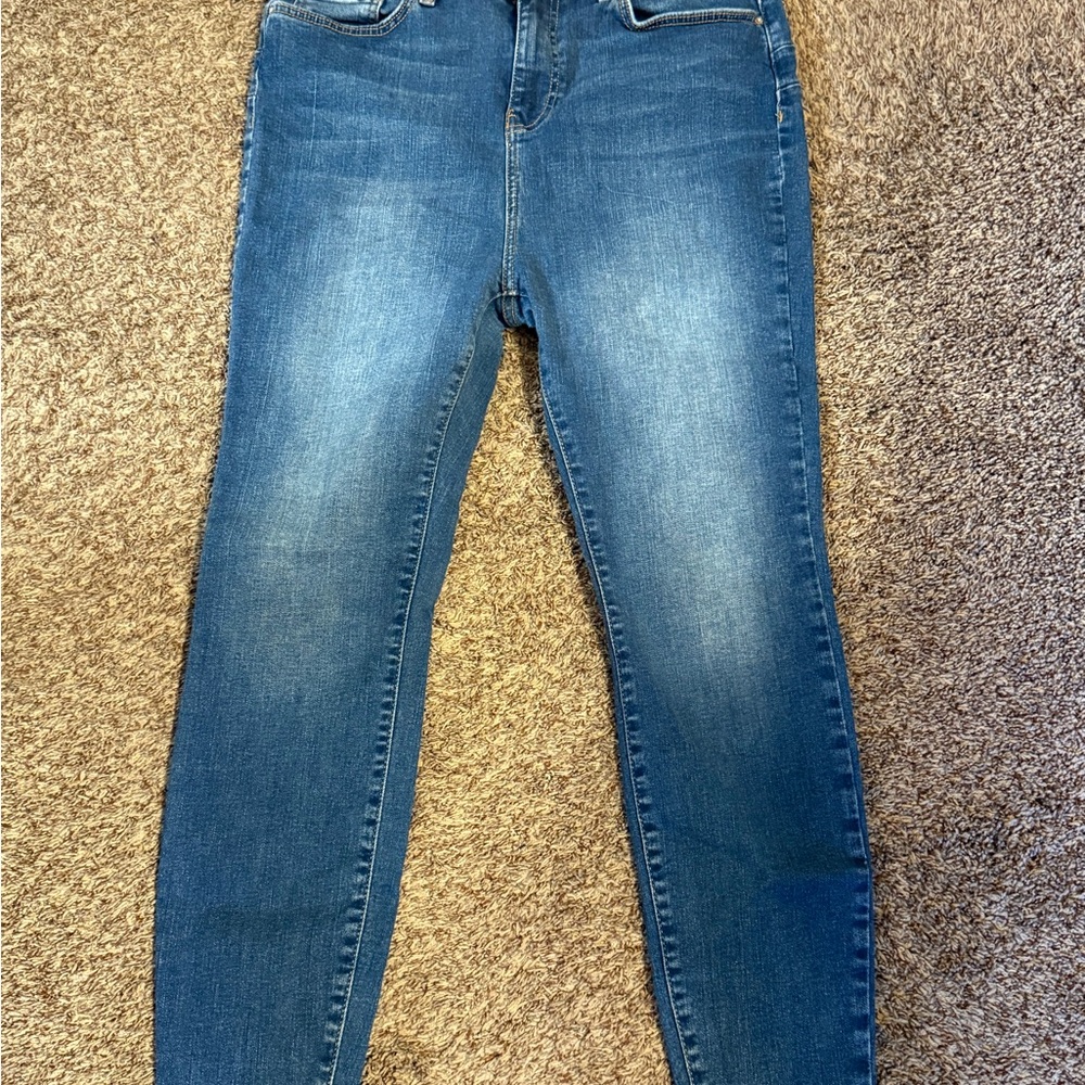 Forever 21 Skinny Jeans with Natural Fading size 14